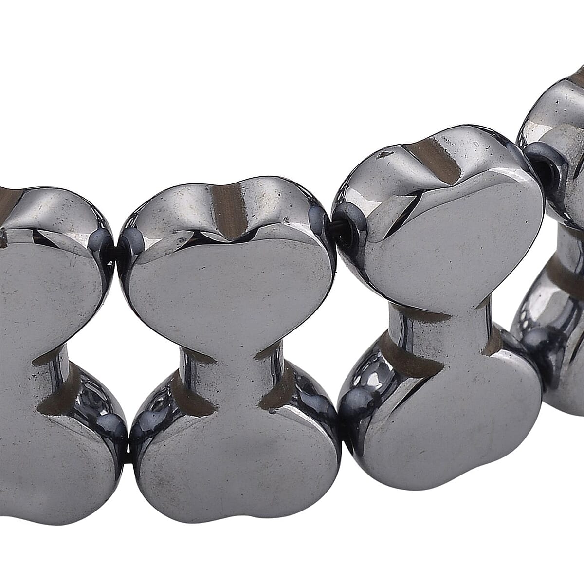 Terahertz 200.00 ctw Carved Beaded Stretch Bracelet (7-7.5In) image number 3