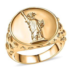 Doorbuster EverTrue Bronzella Collection Eiffel Tower Men's Ring in 18K YG Plated Bronze (Size 9.0)