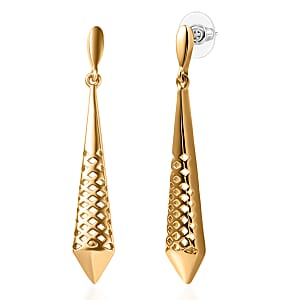 EverTrue Dangling Earrings in 18K YG Plated Bronze