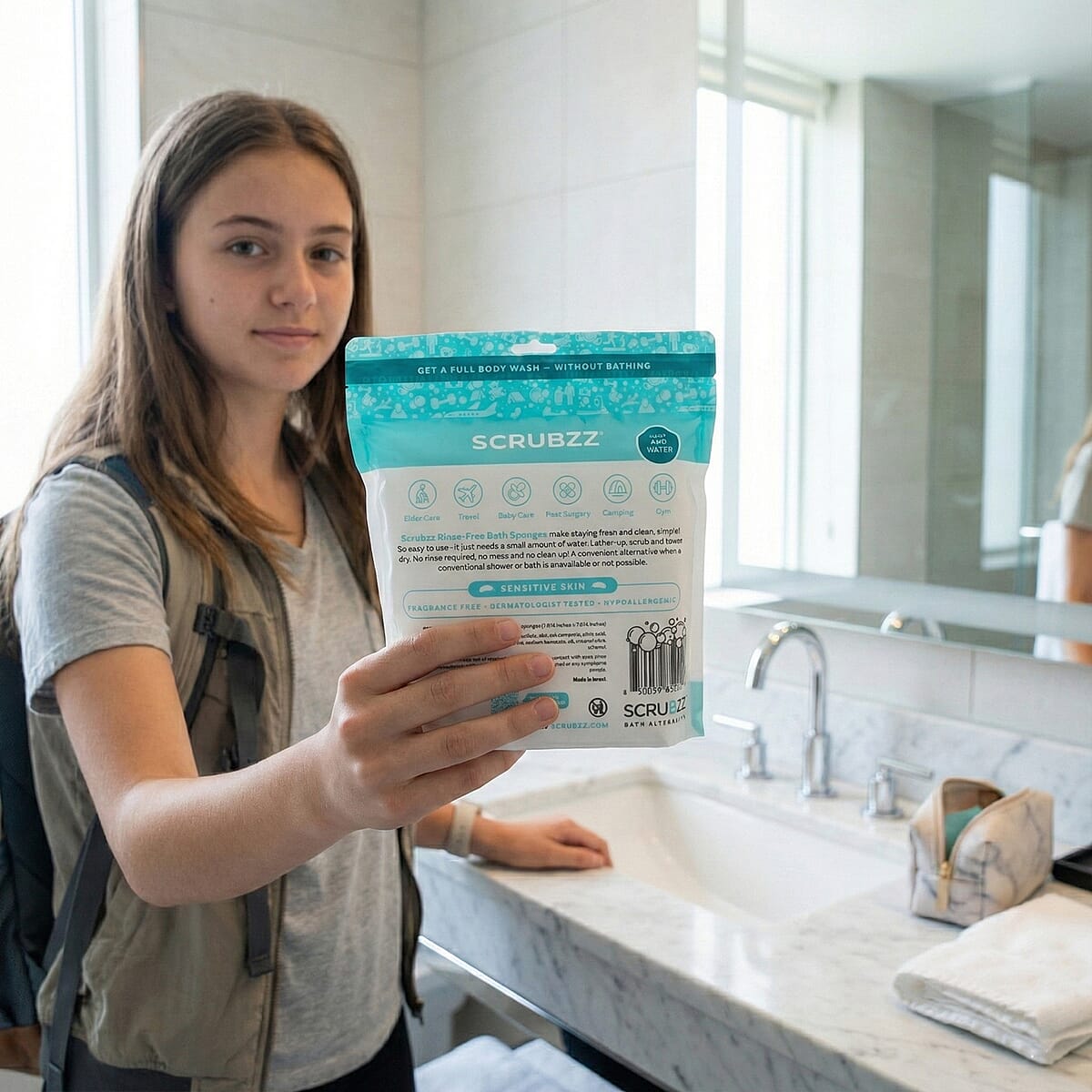 Scrubzz Bath Sponges Regular image number 1