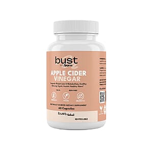 Bust my Burn Apple Cider Vinegar Dietary Supplement (60 Capsules)(Ships in 3-5 Business Days)