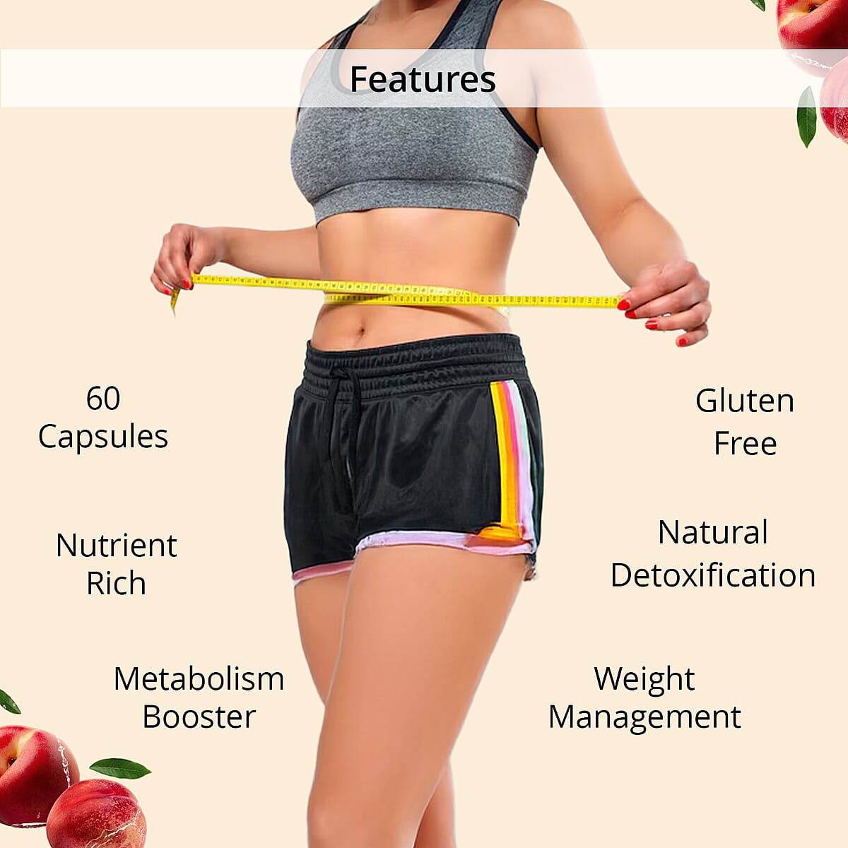 Bust my Burn Apple Cider Vinegar Dietary Supplement (60 Capsules)(Ships in 3-5 Business Days) image number 3