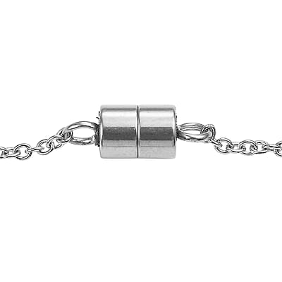 EverTrue Simulated Diamond Necklace in Stainless Steel 18 Inches