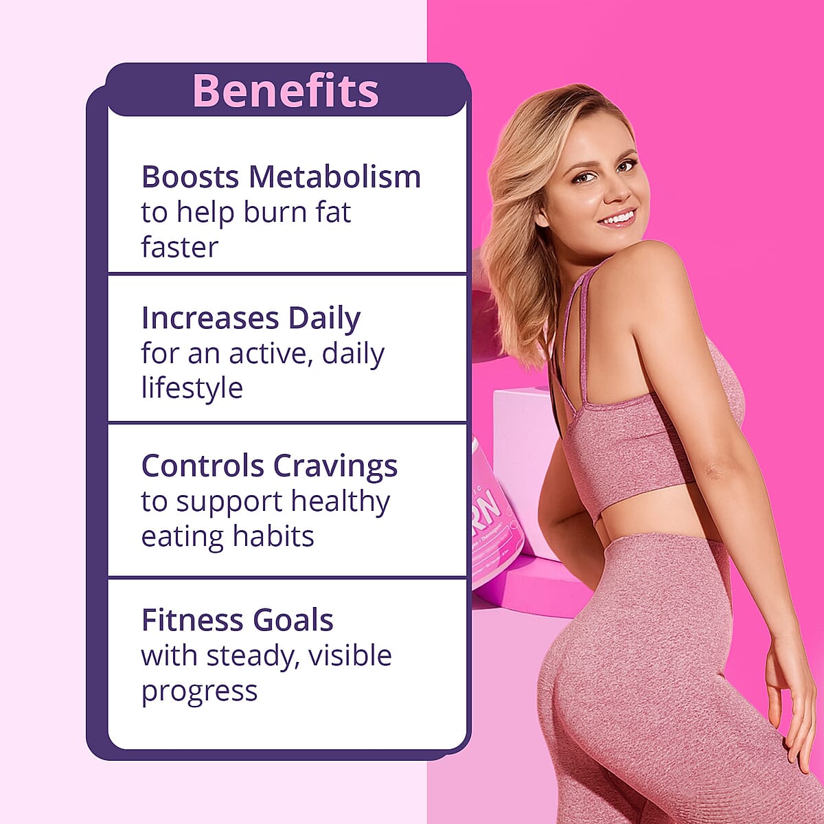 Obvi Collagenic Burn Dietary Fat Burner Supplement (120 Capsules) image number 1