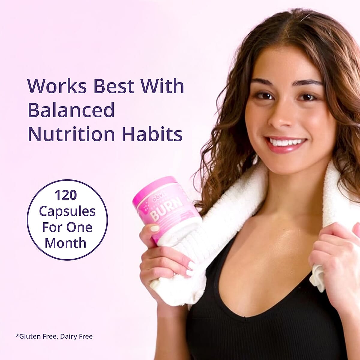 Obvi Collagenic Burn Dietary Fat Burner Supplement (120 Capsules) image number 3