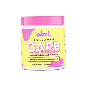Obvi Collagen Carb Blocker Dietary Supplement (120 Capsules)
