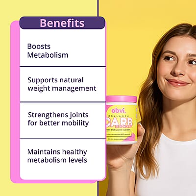 Obvi Collagen Carb Blocker Dietary Supplement (120 Capsules) Made in US