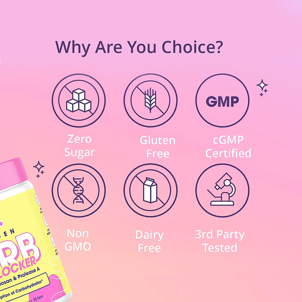 Obvi Collagen Carb Blocker Dietary Supplement (120 Capsules) image number 4