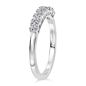 Lab Grown Diamond 0.50 ctw Ring in Rhodium Over Sterling Silver (Size 10)