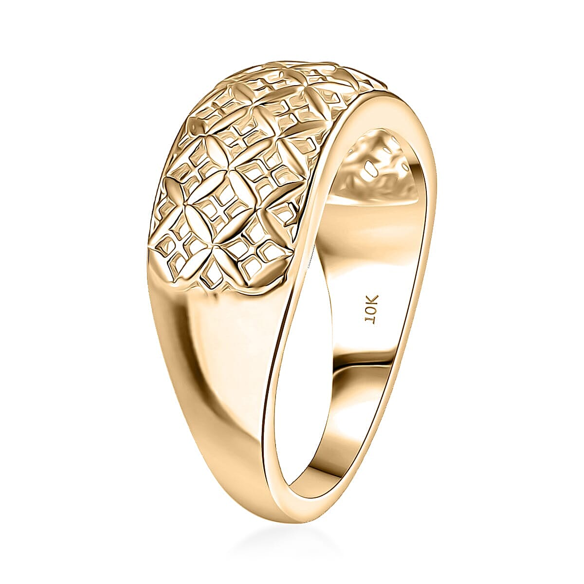 Luxoro 10K Yellow Gold  Band Ring,  Gold Wt. 3.5 g image number 3