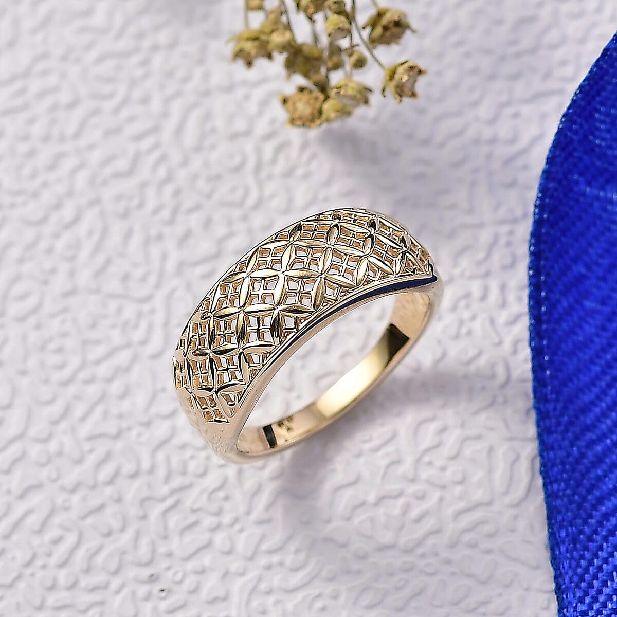 Luxoro 10K Yellow Gold  Band Ring,  Gold Wt. 3.5 g image number 1