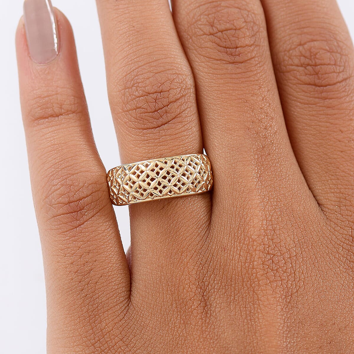 Luxoro 10K Yellow Gold  Band Ring,  Gold Wt. 3.5 g image number 2