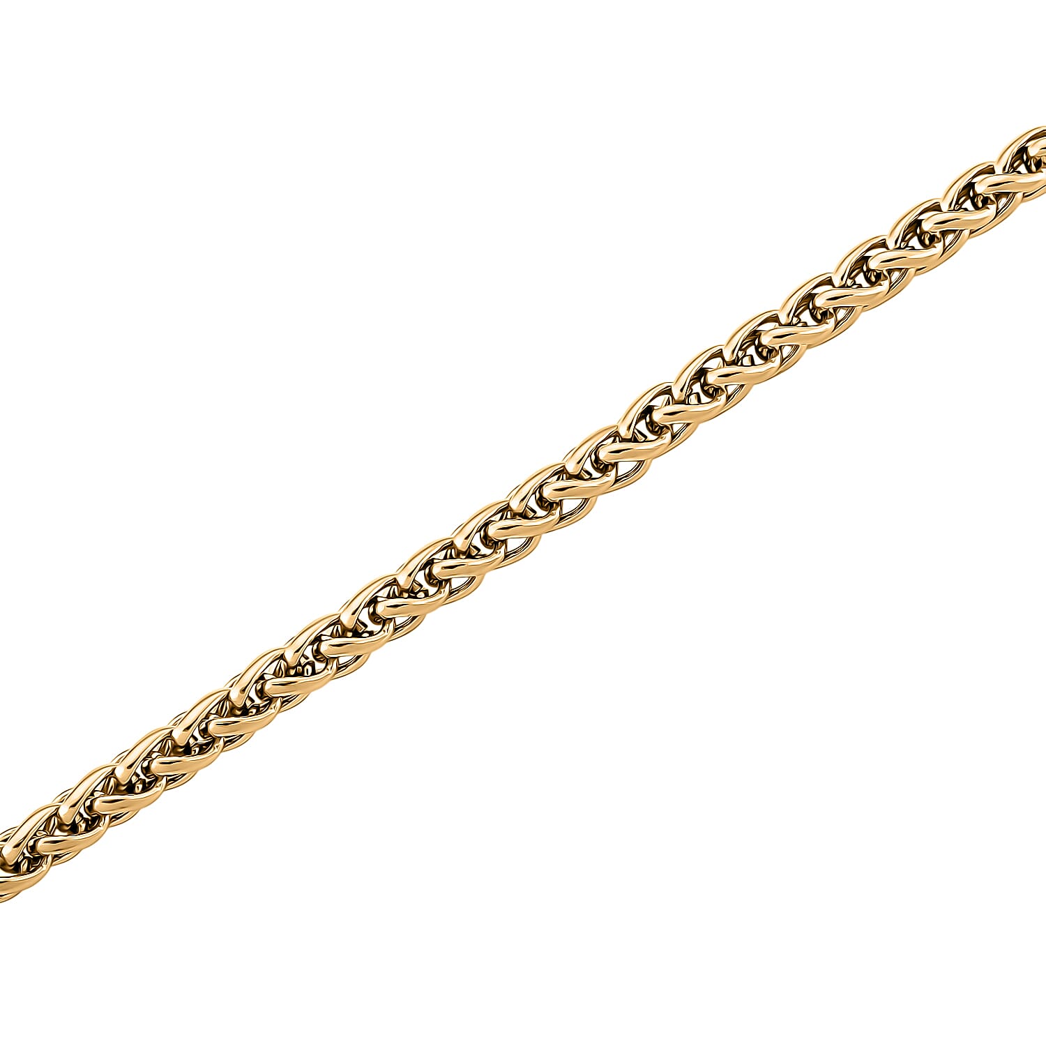 Palma Chain Necklace in ION Plated YG Stainless Steel 20-22 Inches