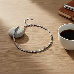 Rope Chain Necklace in Stainless Steel 20-22 Inches