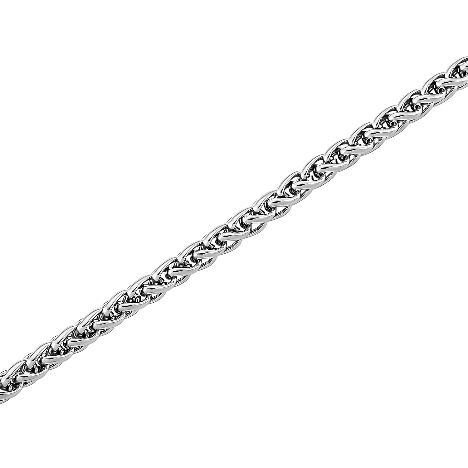 Palma Chain Necklace in Stainless Steel 20-22 Inches