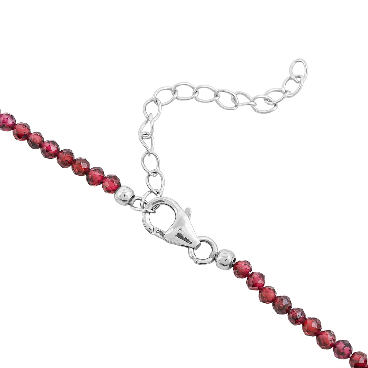 D'Joy Kunzite, Orissa Rhodolite Garnet Necklace in Rhodium Over Sterling Silver 123.00 ctw (18 Inches) image number 4