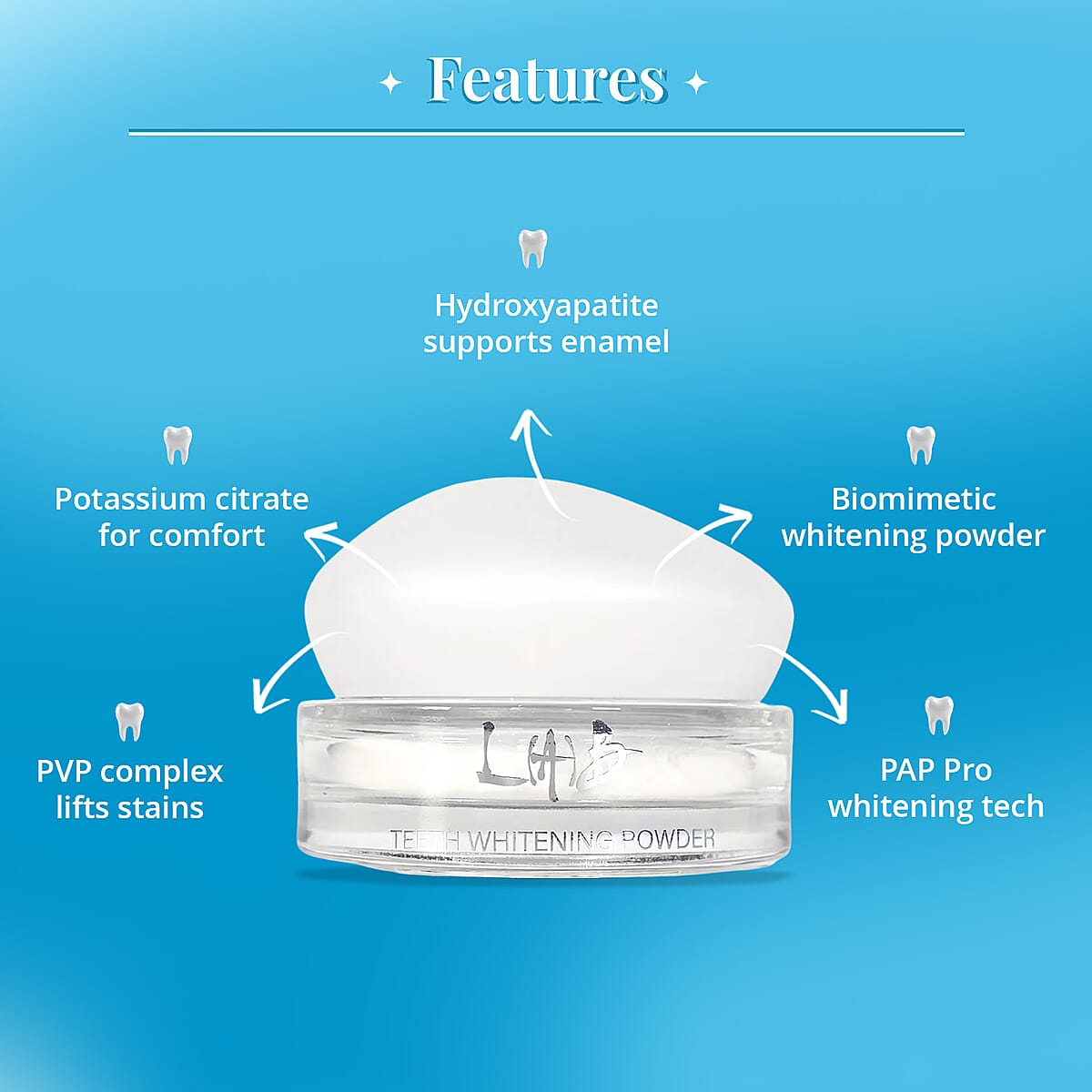 LAB Eclipse PAP Pro Expert Teeth Whitening Powder image number 3