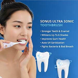 Sonus Electric Toothbrush - Blue (Lifetime Warranty)