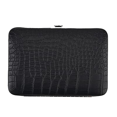 Livmore All in One 18 Piece Nail Care Set in Black Travel Case