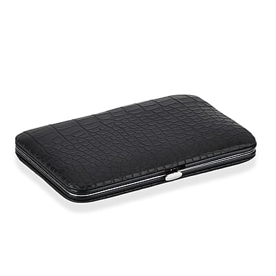 Livmore All in One 18 Piece Nail Care Set in Black Travel Case