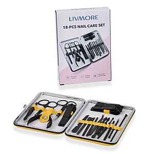Livmore Yellow 18 Piece Manicure Set