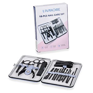 Livmore Blue 18 Piece Manicure Set