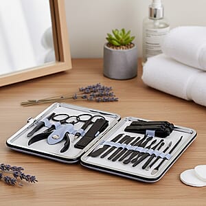 Livmore Blue 18 Piece Manicure Set