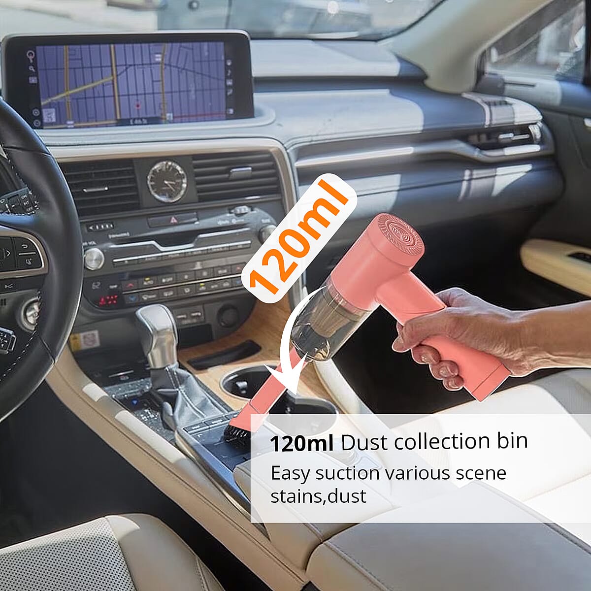 Airwoo Multi-Functional Foldable Vacuum and Blower - Coral image number 3