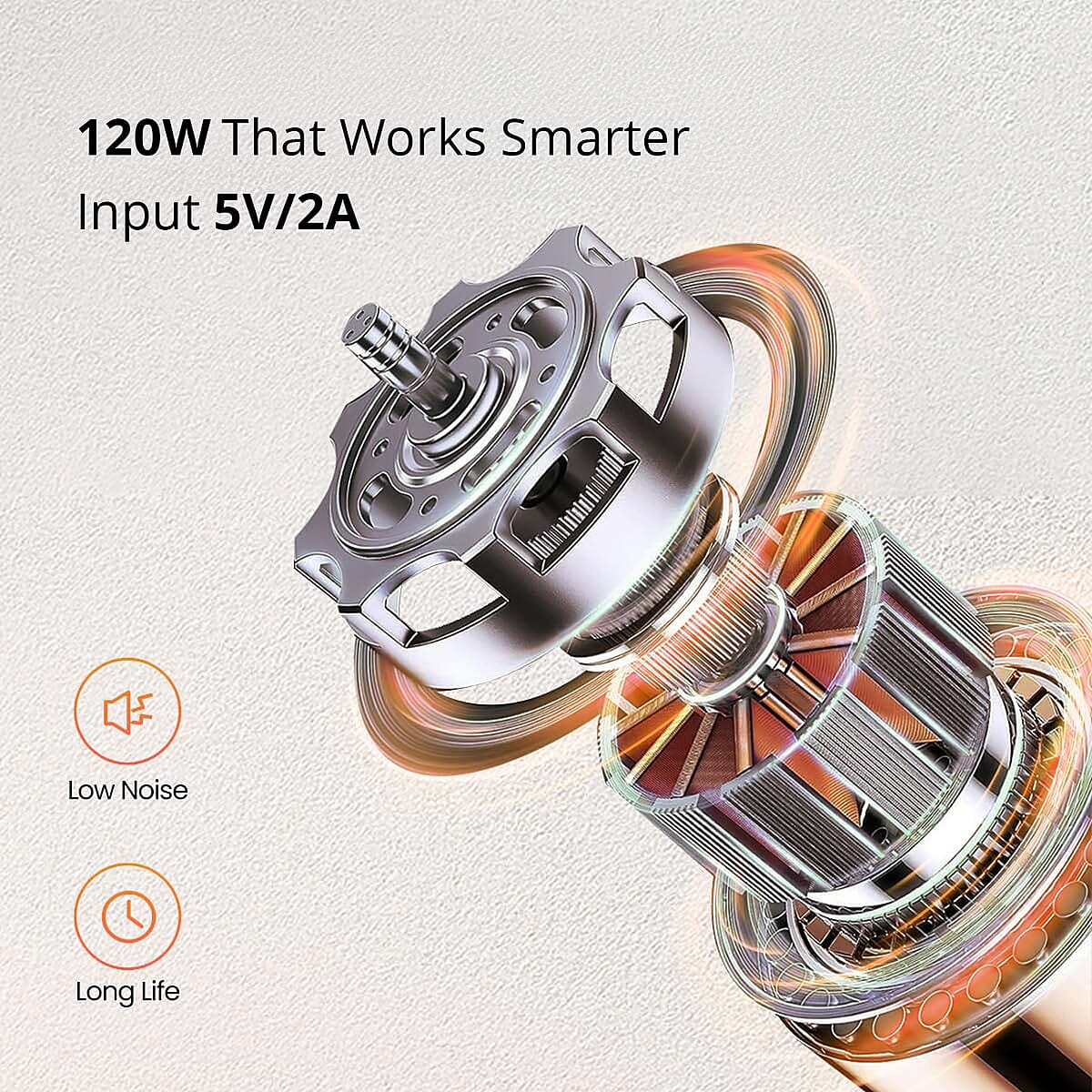 Airwoo Multi-Functional Foldable Vacuum and Blower - Coral image number 4