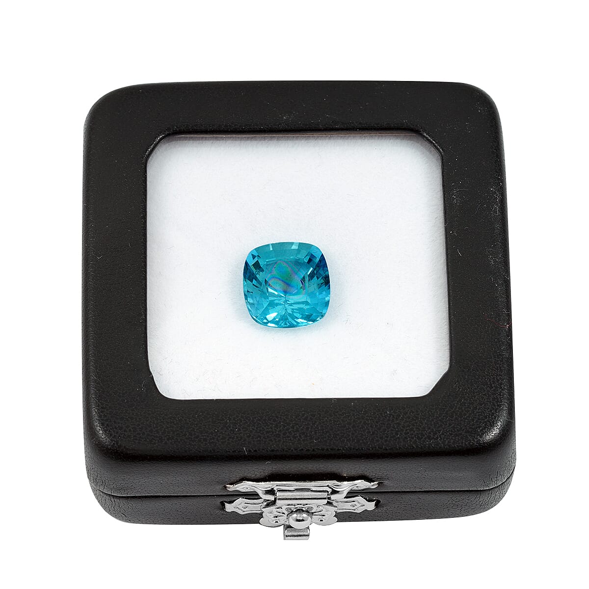 Certified & Appraised AAAA Santa Maria Aquamarine (Cush Free Size) 6.00 ctw image number 3