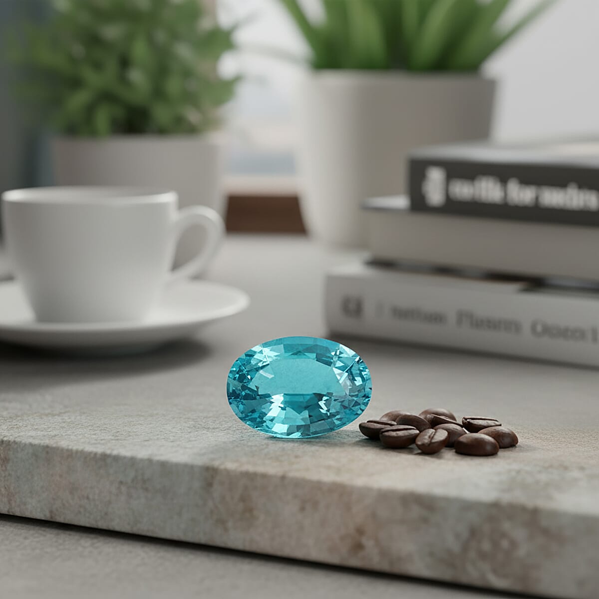 Certified & Appraised AAAA Santa Maria Aquamarine (Oval Free Size) 6.00 ctw image number 1