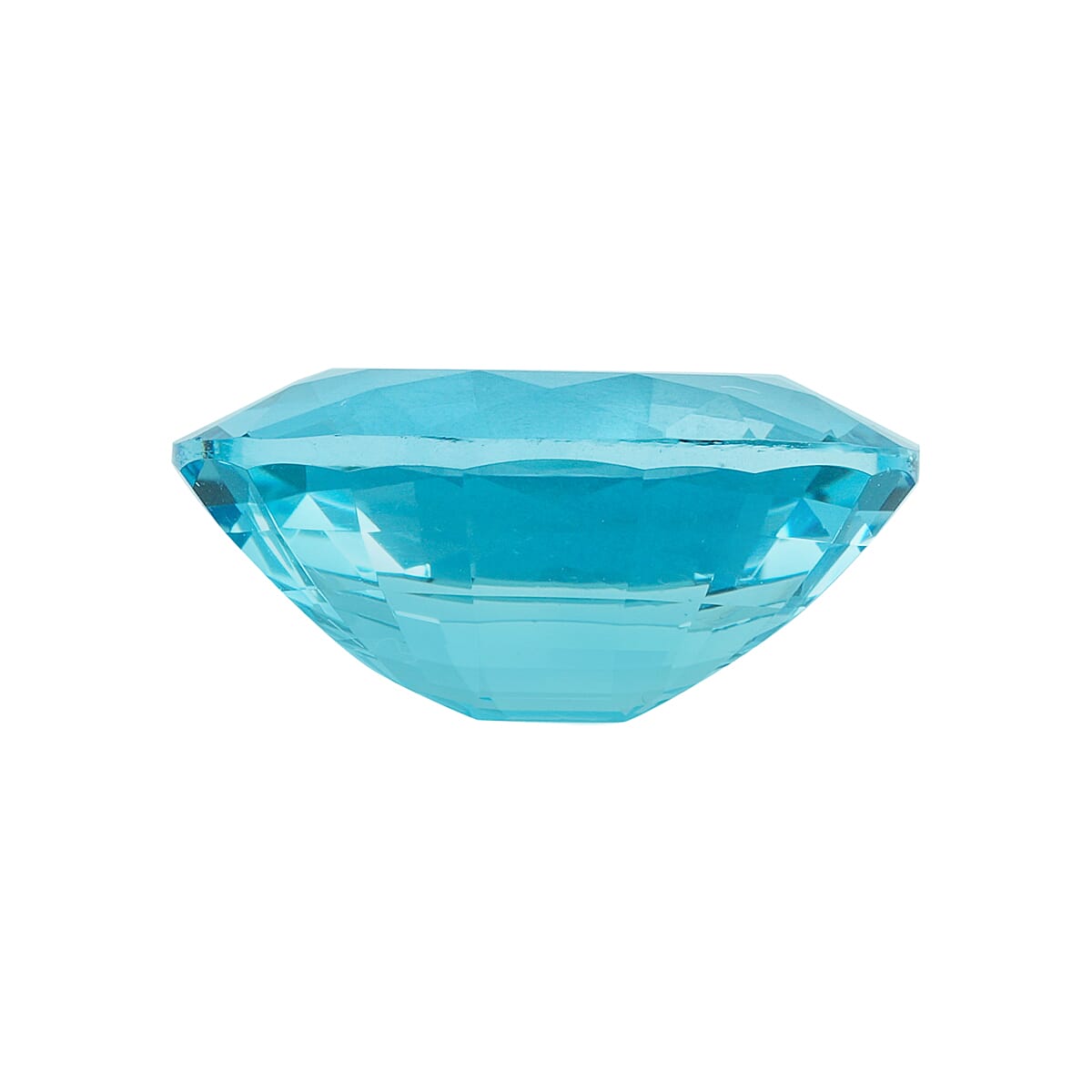 Certified & Appraised AAAA Santa Maria Aquamarine (Oval Free Size) 6.00 ctw image number 2