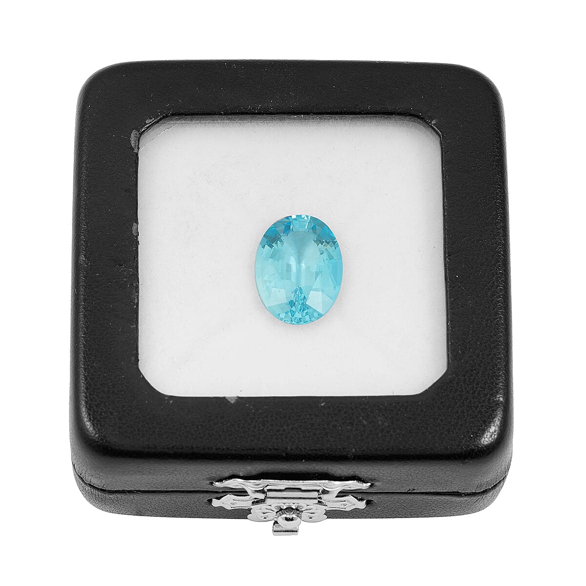 Certified & Appraised AAAA Santa Maria Aquamarine (Oval Free Size) 6.00 ctw image number 4
