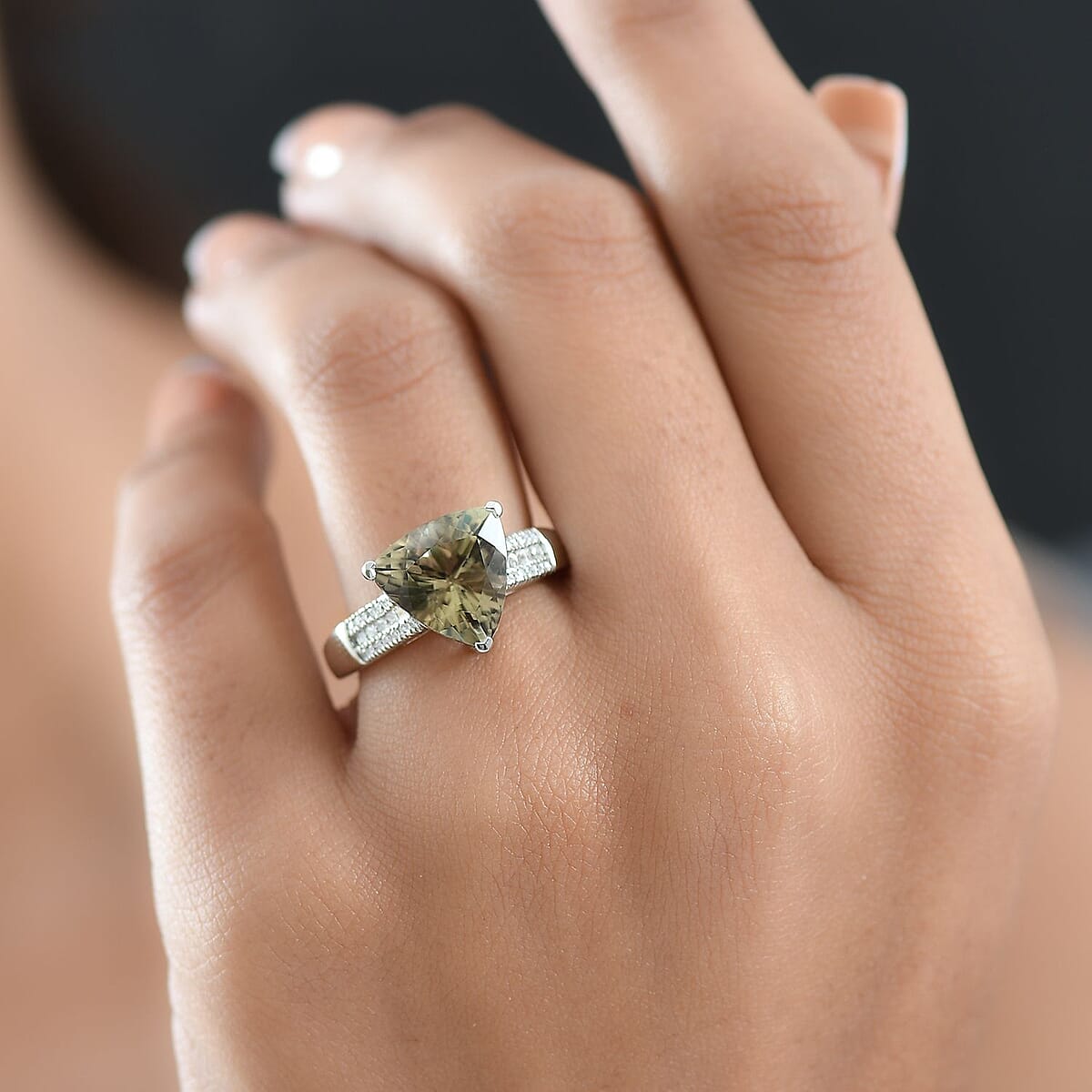 Doorbuster Rhapsody AAAA Turkizite and Diamond E-F VS 5.20 ctw Vibrancy of life Ring in 950 Platinum (Size 7.0) 7.35 Grams image number 2