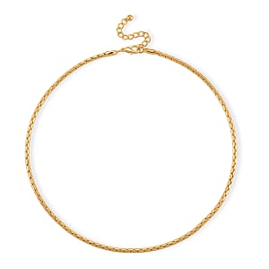 EverTrue Geometric Chain Necklace 20 Inches in 18K YG Plated