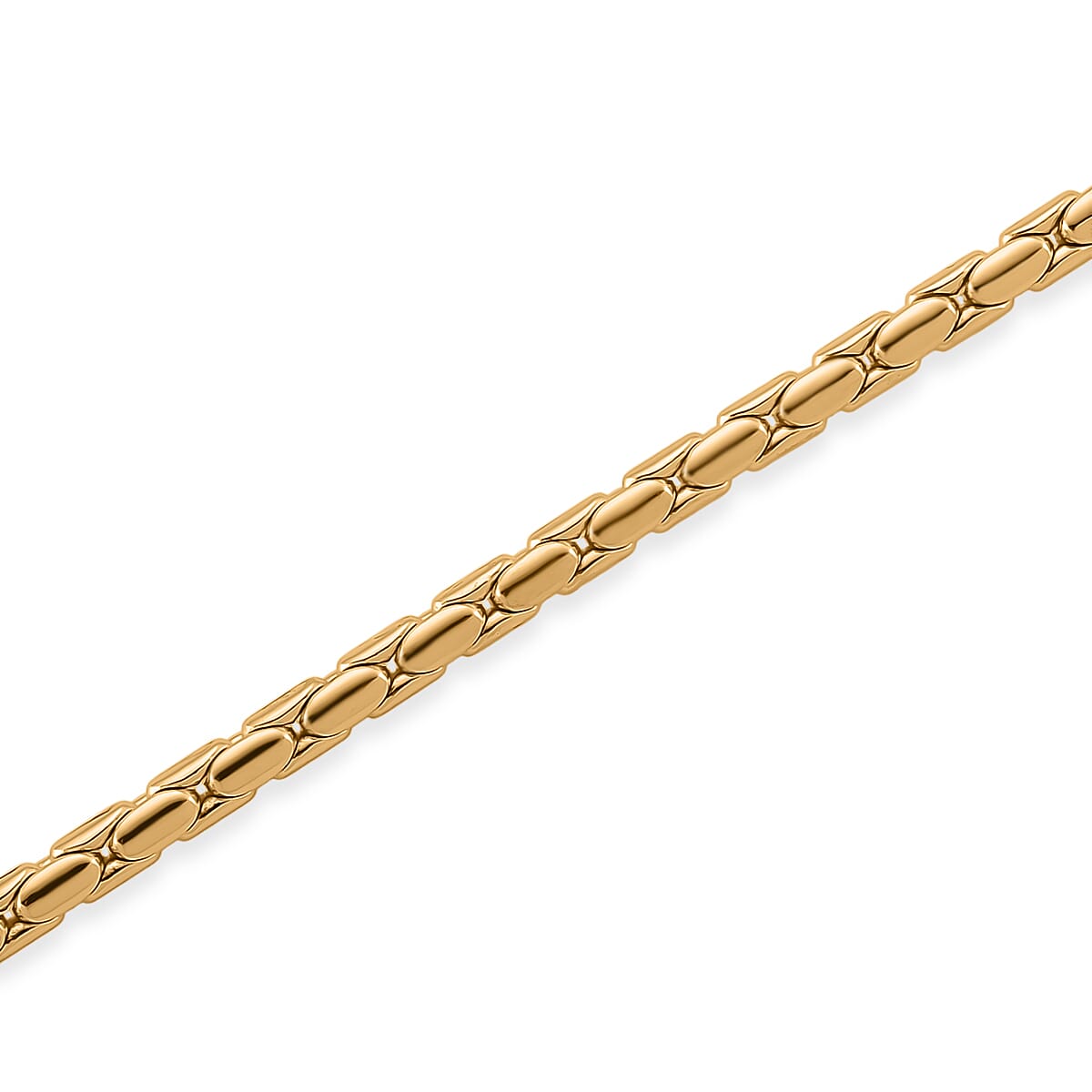 EverTrue Geometric Chain Necklace 20 Inches in 18K YG Plated image number 3