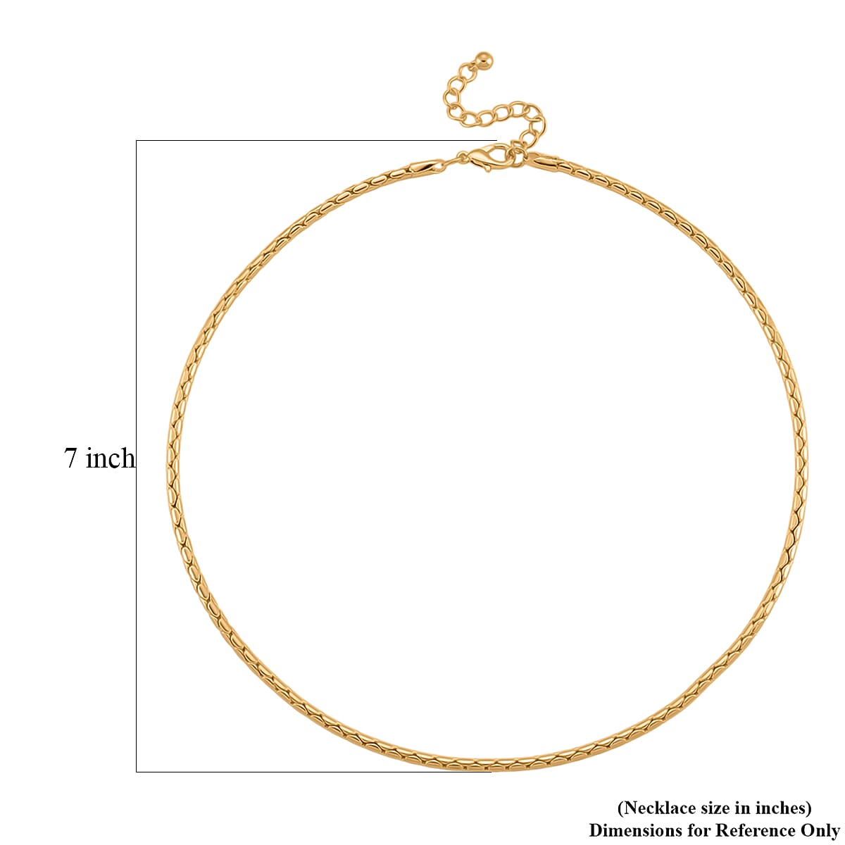 EverTrue Geometric Chain Necklace 20 Inches in 18K YG Plated image number 5