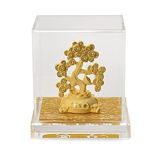 Doorbuster 24K Golden Wealth Blossom Money Tree Collectible Ornament 10mg (Del. in 7 -10 Days)