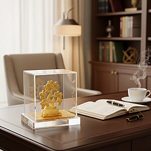 Doorbuster 24K Golden Wealth Blossom Money Tree Collectible Ornament 10mg (Del. in 7 -10 Days)