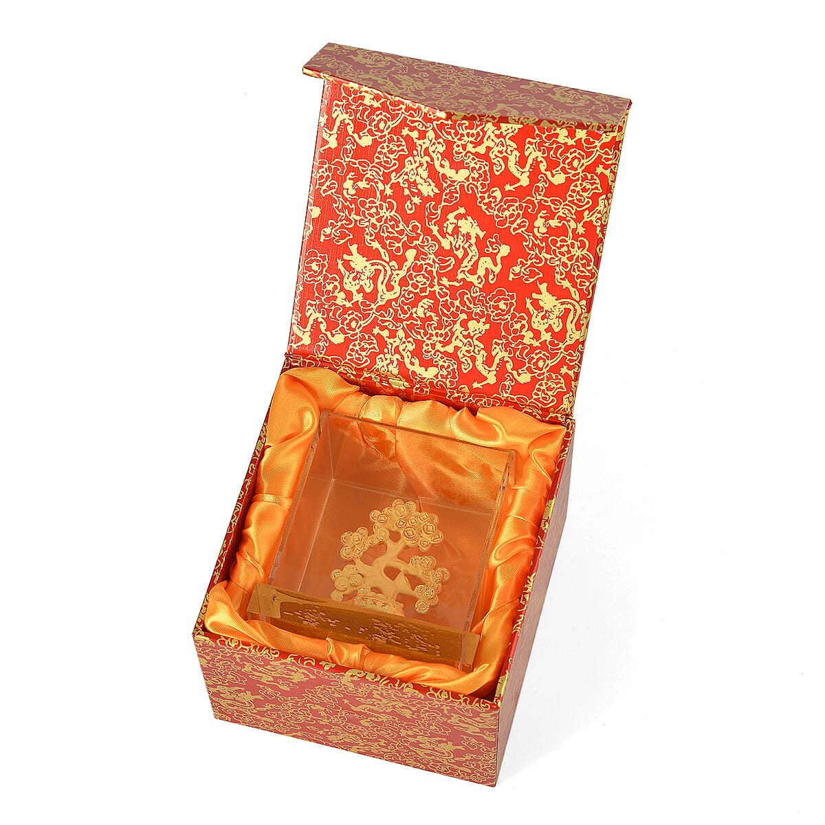 24K Yellow Golden Money Tree Ornament 210mg image number 4