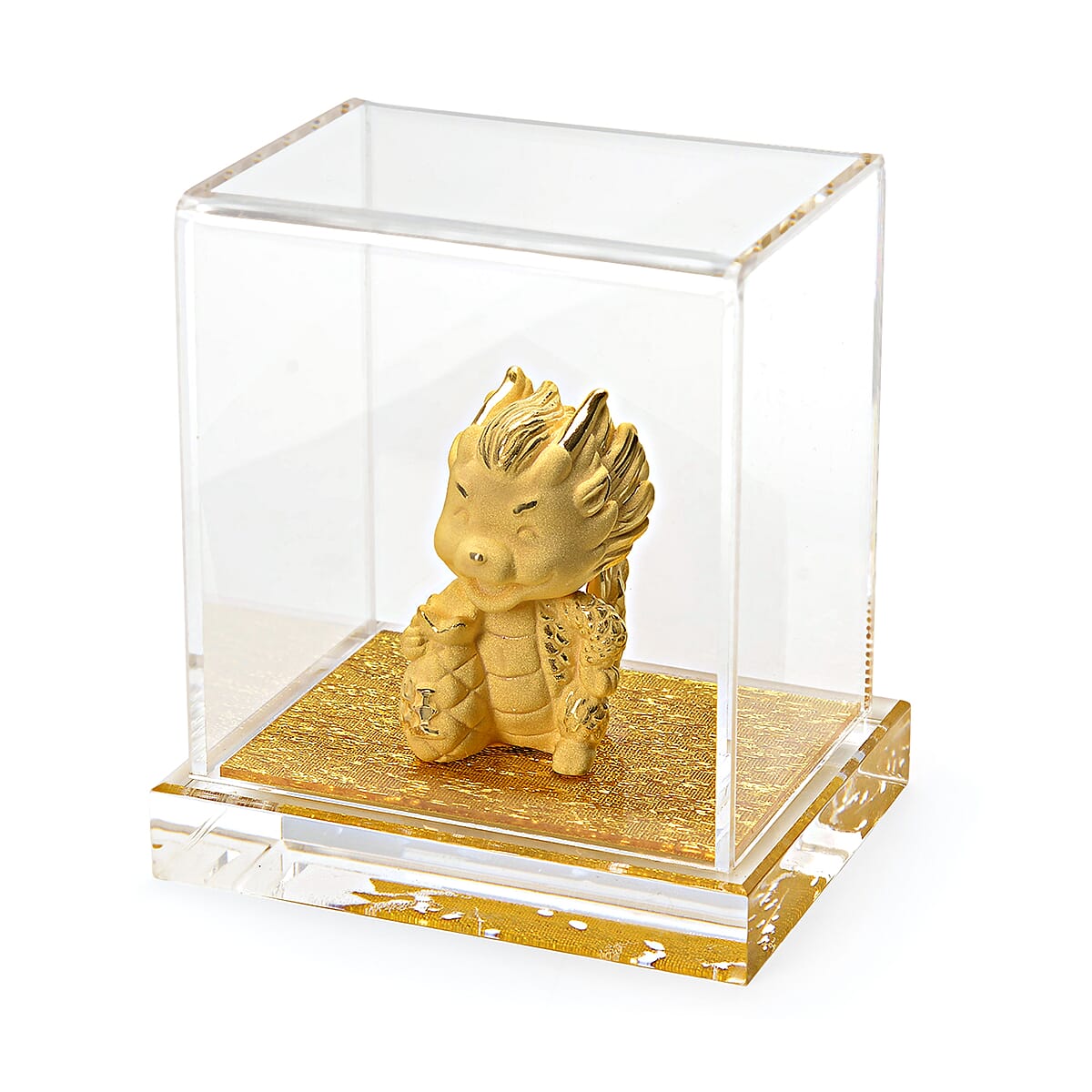 Doorbuster 24K Golden Prosperity Playful Dragon Collectible Ornament 10mg image number 2