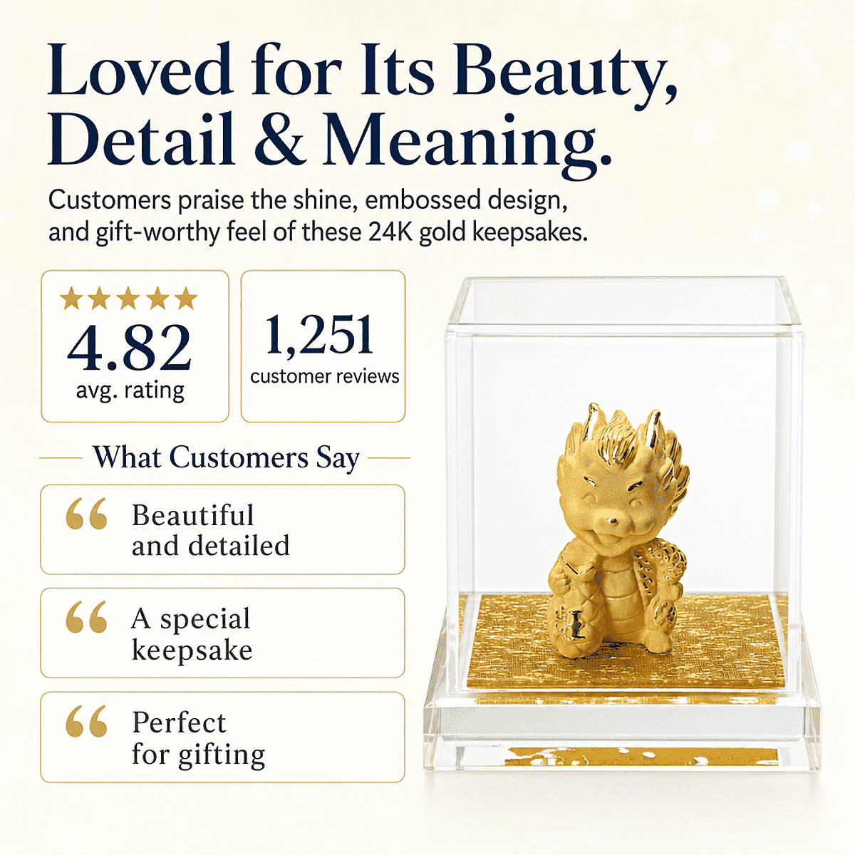 Playful Dragon 24k Gold Embossed Sheet 10mg image number 6