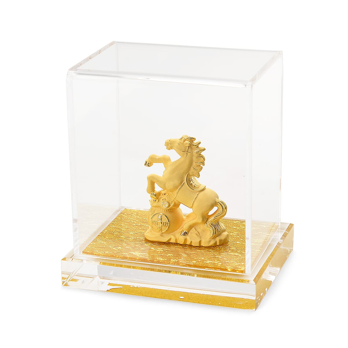 Doorbuster 24K Golden Prosperous Gallop 2026 Horse Collectible Ornament 10mg (Del. in 7 -10 Days) image number 2