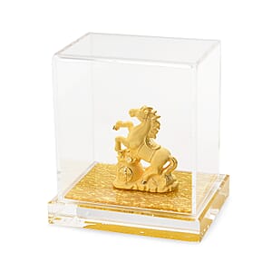  24K Golden Prosperous Gallop 2026 Horse Collectible Ornament 10mg