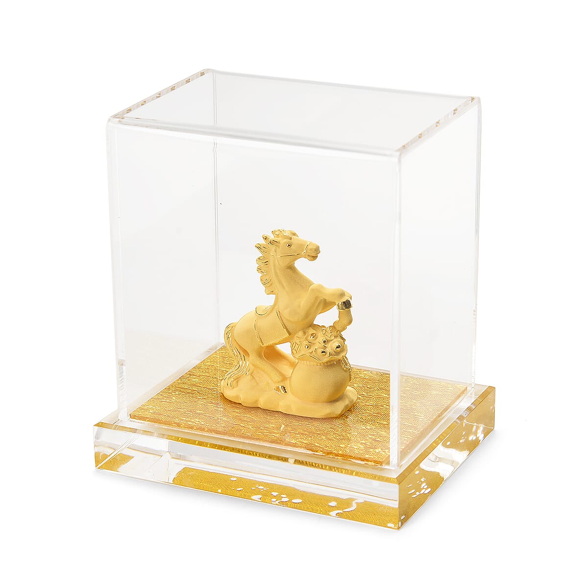 Doorbuster 24K Golden Prosperous Gallop 2026 Horse Collectible Ornament 10mg (Del. in 7 -10 Days) image number 3