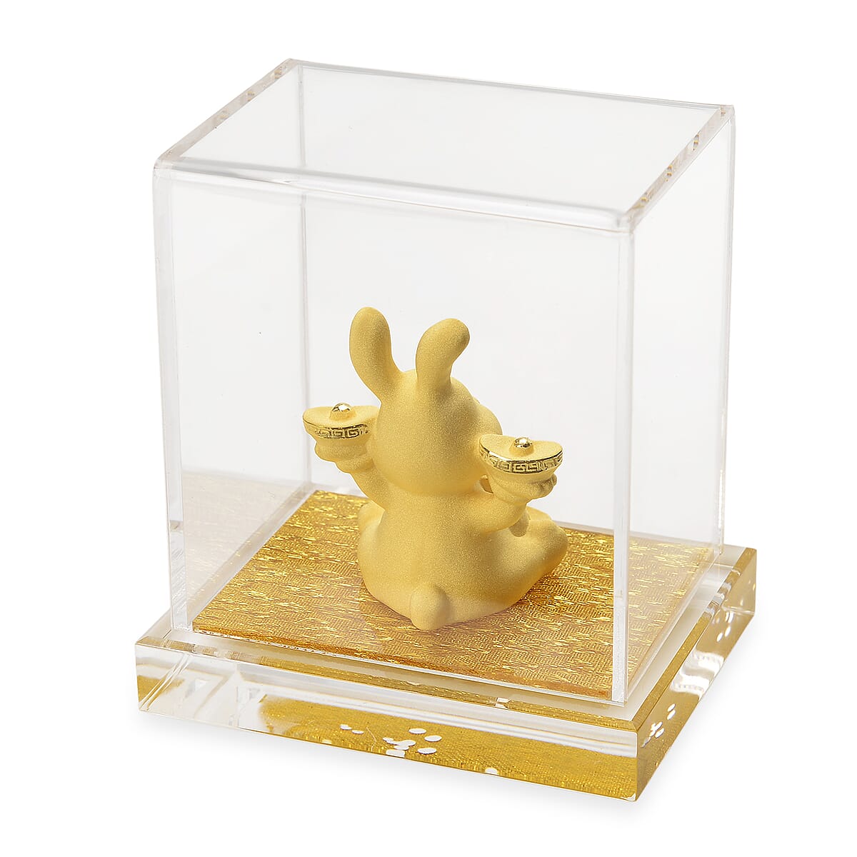 Doorbuster 24K Golden Blessings Fu Rabbit Collectible Ornament 10mg (Del. in 7 -10 Days) image number 3