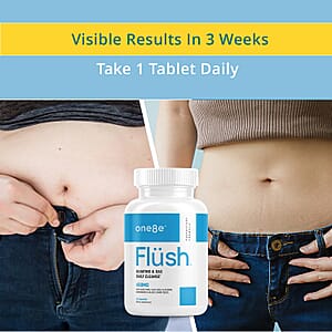One8e Flush Bloating & Gas Daily Cleanse Supplement (60 Capsules) Made in US