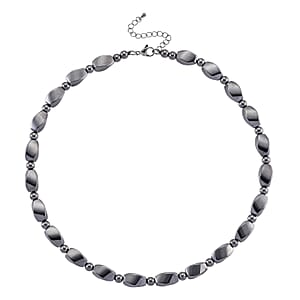 Terahertz 200.00 ctw Beaded Necklace in Stainless Steel 18 Inches