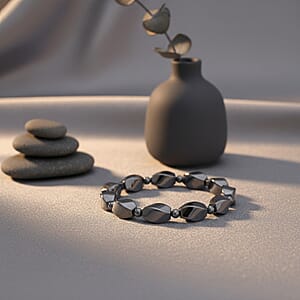  Terahertz 90.00 ctw Fancy and Beaded Stretch Bracelet