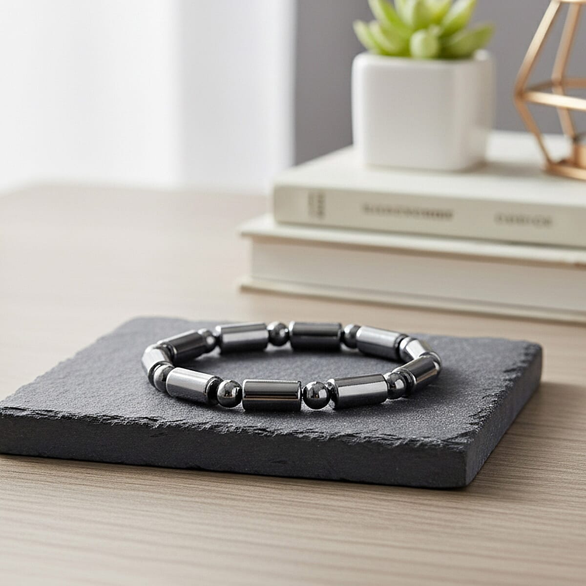 Doorbuster Terahertz 100.00 ctw Fancy and Beaded Stretch Bracelet image number 1